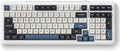 MCHOSE K99 Wireless Mechanical Keyboard, Tri-Mode Connection Gaming Keyboard, Hot Swappable Custom Gasket Structure, Pre-lubed Linear Switches, Double Shot PBT Keycaps RGB LED Backlit Navy Blue