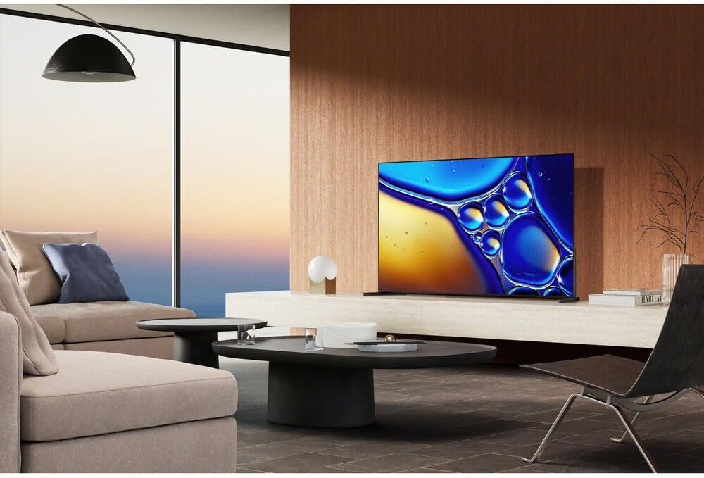 Sony K55XR80M2 BRAVIA 8 II 55' QD-OLED 4K HDR TV (2025) Bundle with CPS Exclusive 26 Month Protection, Wall Mount, 2X HDMI Cables, Surge Adapter & Deco Gear Complete Home Theater Beginner's Guidebook