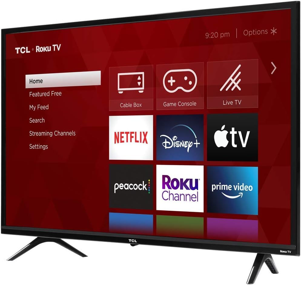 TCL 32S325 32 Inch 720p Roku Smart LED TV (2019)