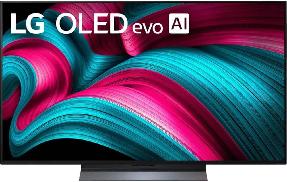 LG (Refurbished 48-Inch Class OLED evo AI 4K C5 Series Smart TV w/Dolby Atmos, Dolby Vision, HDR10, AI Super Upscaling 4K, Filmmaker Mode, Wow Orchestra, Alexa Built-in (OLED48C5PUA, 2025) (Renewed)