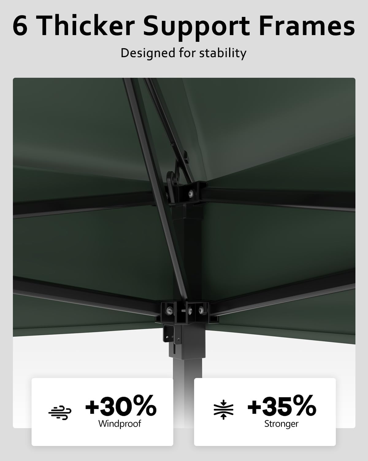 11x11ft Pop Up Gazebo Tent with Mosquito Netting, Outdoor Canopy Shelter Easy Setup, Water & UV Resistant - Green