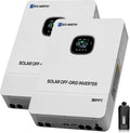 ECO-WORTHY 20000W Solar Inverter 48 Volt Inverter Pure Sine Wave UL1741,120V/240V Single/Split-Phase,Support Parallel,Built-in 2 MPPT Solar Controllers,Solar Inverter Charger for Home Off Grid