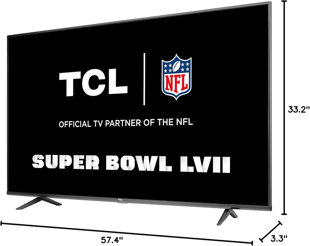 TCL 65' Class 4-Series 4K UHD HDR Smart Google TV – 65S446, 2022 Model