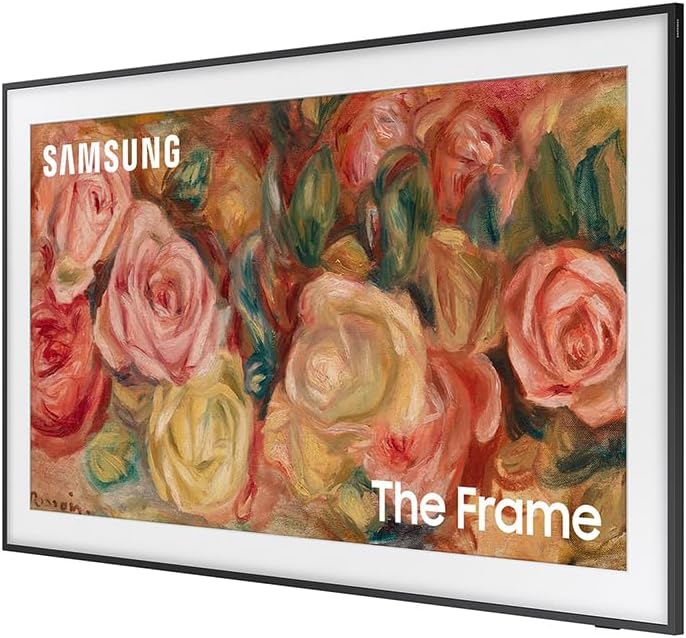 Samsung (Refurbished QN43LS03DAFXZA 43 inch The Frame QLED 4K Smart TV 2024 Bundle with 2 YR CPS Enhanced Protection Pack (Renewed)