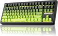 ZORNHER ZH870 Wireless Mechanical Gaming Keyboard,80% Green Custom Creamy Sound Keyboard with Shine Through PBT Keycaps,Pre-lubed Linear Switches,Hot-Swappable,RGB Backlit,2.4GHz/USB-C/BT5.0