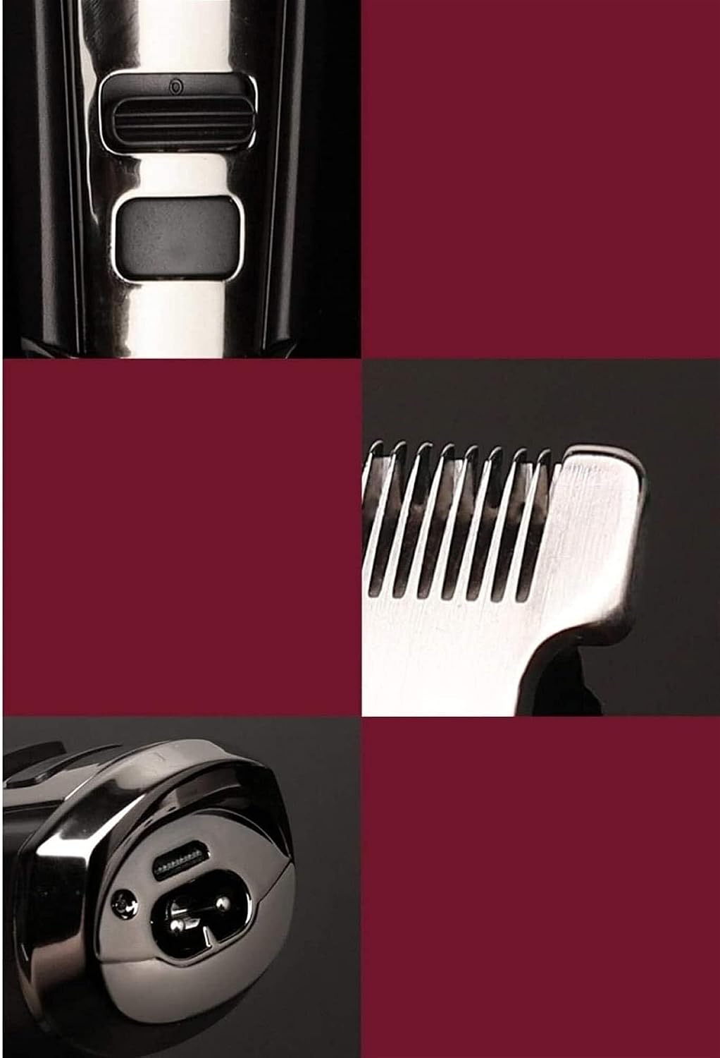WEedsy Hair Clippers for Men Cordless Beard Trimmers Electric Shavers Body Hair Trimmer for Men Groin Hair Trimmer Professional Rechargeable Grooming Kits Manscaping