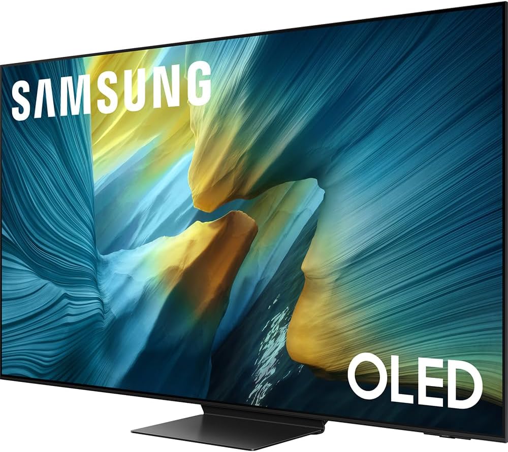 Samsung 55 inch OLED 4K S95F Smart TV (2025) Vision AI, OLED HDR Pro, Glare-Free Bundle with CPS Exclusive 1-Year Protection & Deco Gear Complete Home Theater Beginner's Guidebook