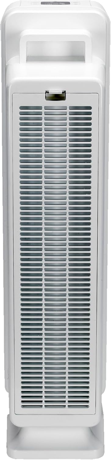 GermGuardian Air Purifier for Home with HEPA Pure Filter, for Wildfire Smoke, Pet Dander, Pollen, Odors, Large Rooms Up To 870 Sq. Ft., Removes 99.97% Pollutants, UV-C Light, 28', AC5350W, White