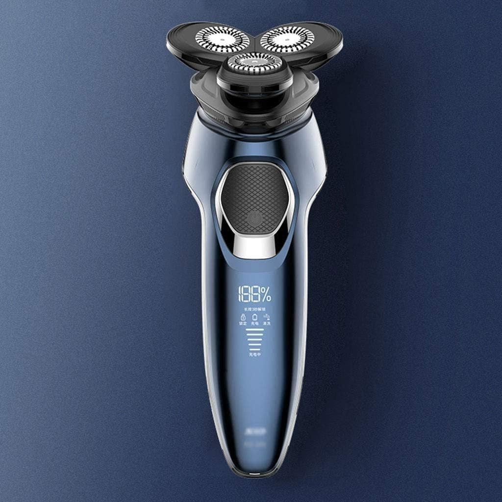 Electric Shavers for Men, Electric Razor Dry Wet Waterproof Mens Facial Shaver, Face Shaver Cordless Travel USB Rechargeable with Beard Trimmer LED Display for Shaving Husband Dad