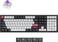 Keychron Q6 HE Wireless Custom Magnetic 100% Full Keyboard, 2.4 GHz/Bluetooth/Wired QMK Aluminum Rapid Trigger Hot-Swappable Programmable Gateron Double-Rail Magnetic Switches for Mac Windows Linux