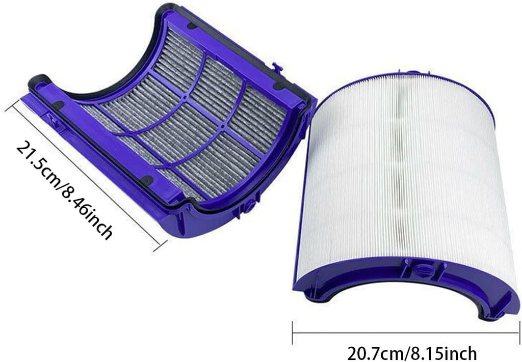 2-IN-1 Filter For Dyson TP06 TP07 TP09 TP10 HP06 HP07 HP09 PH01 Fan Purifier 360° Combi splendid