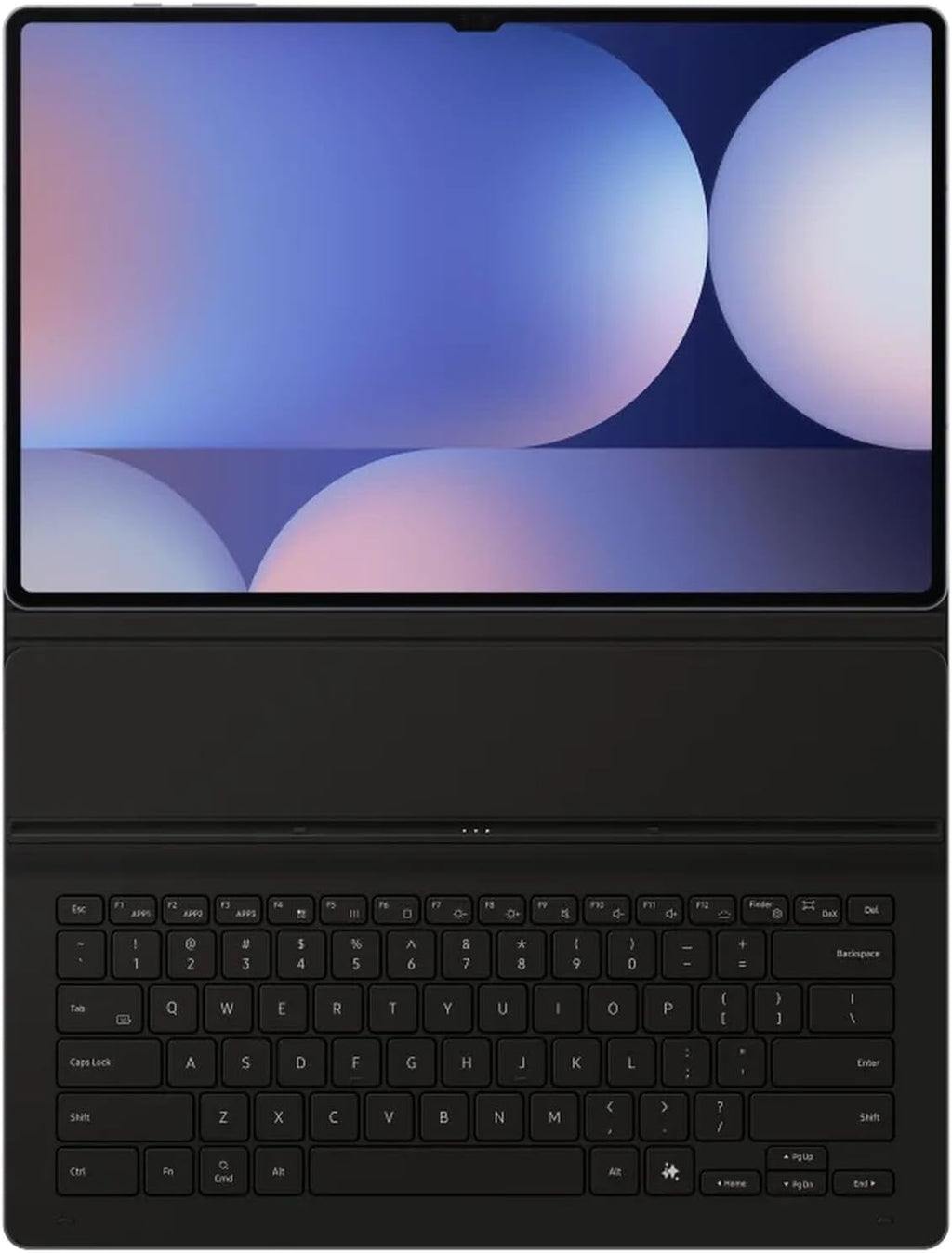 Samsung Official Slim Keyboard Case (Ai Key) Galaxy Tab S10 Ultra & S9 Ultra, International Version (English) - Black
