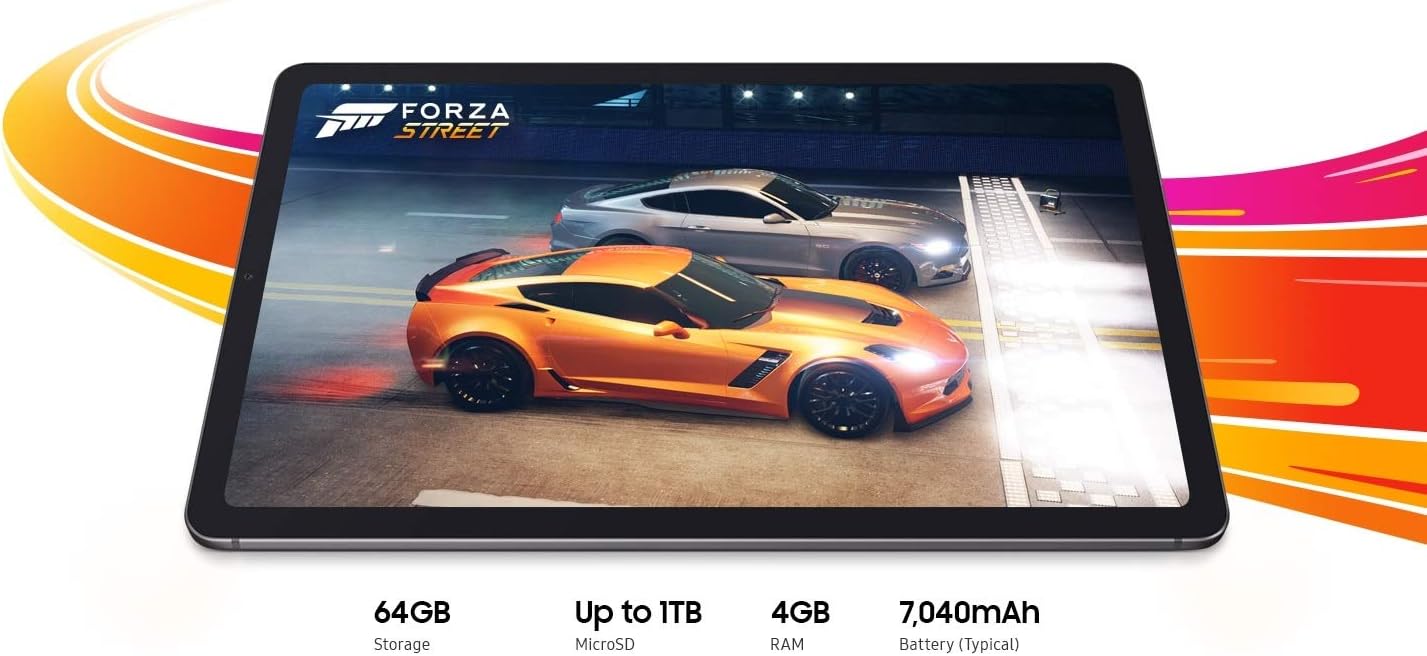 Samsung Galaxy Tab S6 Lite 10.4', 64GB WiFi Tablet - SM-P610 - S Pen Included (International Model) (Oxford Gray)