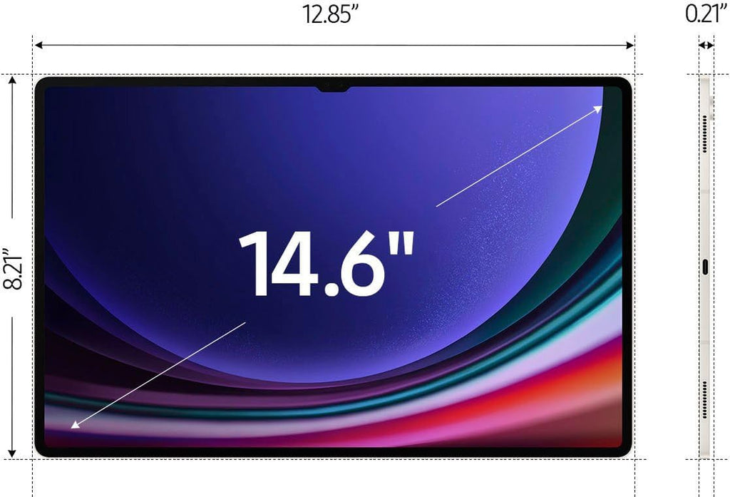 SAMSUNG Galaxy Tab S9 Ultra 256GB 14.6' Wi-Fi 6E Android Tablet - Beige (Renewed)