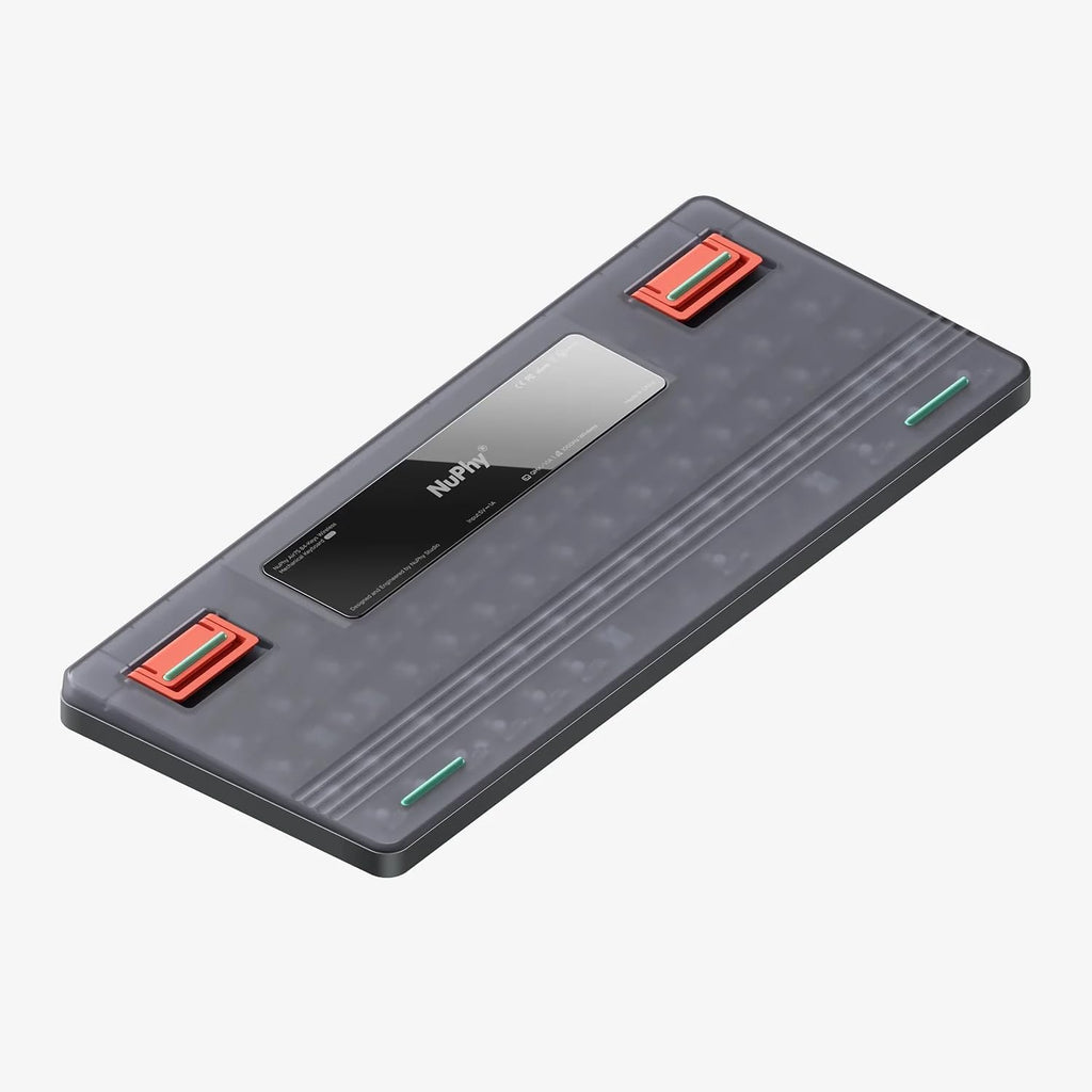 nuphy Air75 V2 Portable 75% Mechanical Keyboard,Wireless Keyboard,Supports Bluetooth/2.4G/USB-C RGB Gaming Keyboards,Compatible with Windows/Mac OS/Linux Systems Grey-Gateron Wisteria Switch