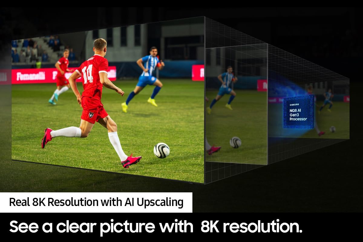 Samsung QN85QN900DFXZA 85 Inch Class QN900D Neo QLED 8K Smart TV with 2 Year Amber Protection Plan (2024)