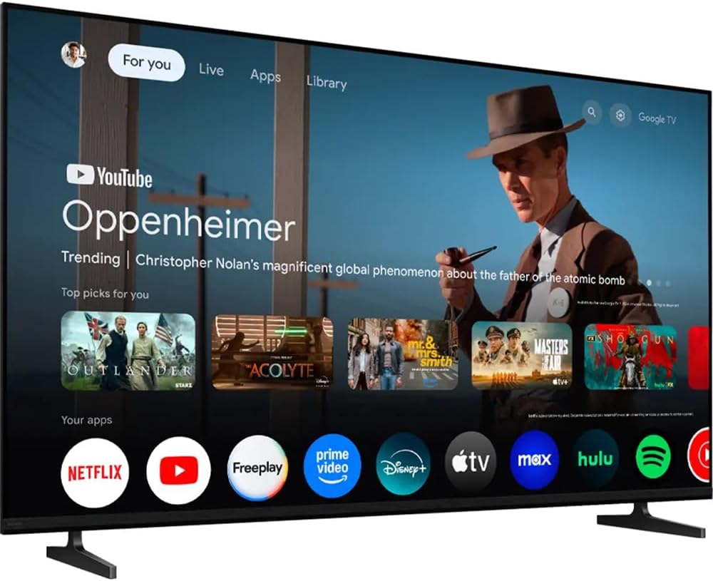 Sony K75S20M2 BRAVIA 2 II 75' 4K HDR Smart LED TV 2025 Bundle with CPS Exclusive 26 Month Protection, Wall Mount, 2X HDMI Cables, Surge Adapter & Deco Gear Complete Home Theater Beginner's Guidebook