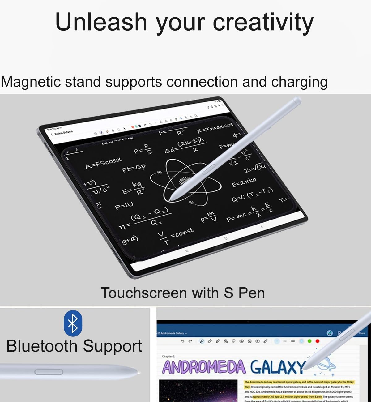 Samsung Galaxy Tab S10+ Plus, 12.4' AMOLED 2X 120Hz, 512GB Storage (256GB+256GB SD Card), Lightweight Android Tablet, Galaxy S Pen, AI Tools, 2K+ Touchscreen, 12GB RAM, 16-Hr Battery Life, SM-X820