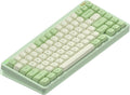 nuphy Halo75 V2 Mechancial Gaming Kyeboard,75% Wireless Hot Swappable Bluetooth Keyboard,83 Kyes RGB Backlit Keyboard,Support Bluetooth/2.4GHz/USB-C (Green, Lemon (55gf))