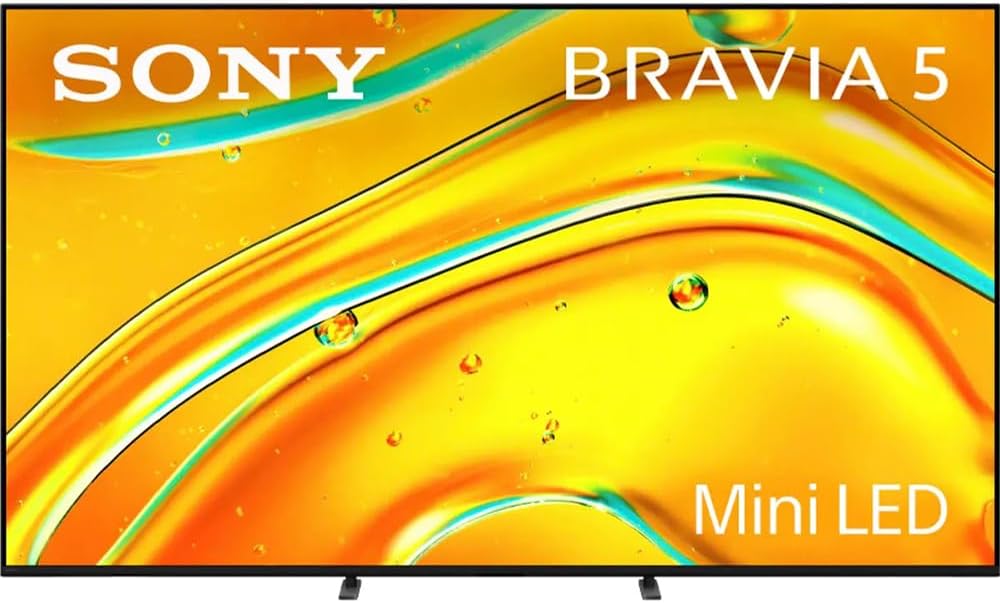 Sony K85XR50 BRAVIA 5 85' Mini LED 4K HDR TV (2025) Bundle with CPS Exclusive 26 Month Protection, Wall Mount, 2X HDMI Cables, Surge Adapter & Deco Gear Complete Home Theater Beginner's Guidebook
