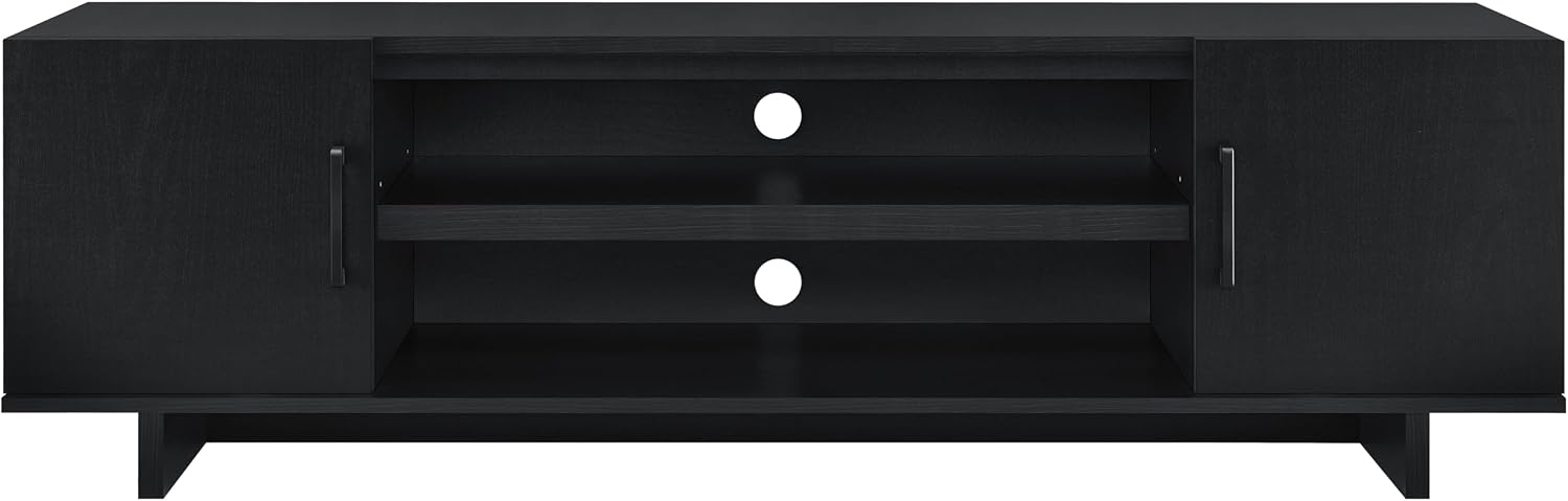 Ameriwood Home Southlander TV Stand for TVs up to 65', Black Oak