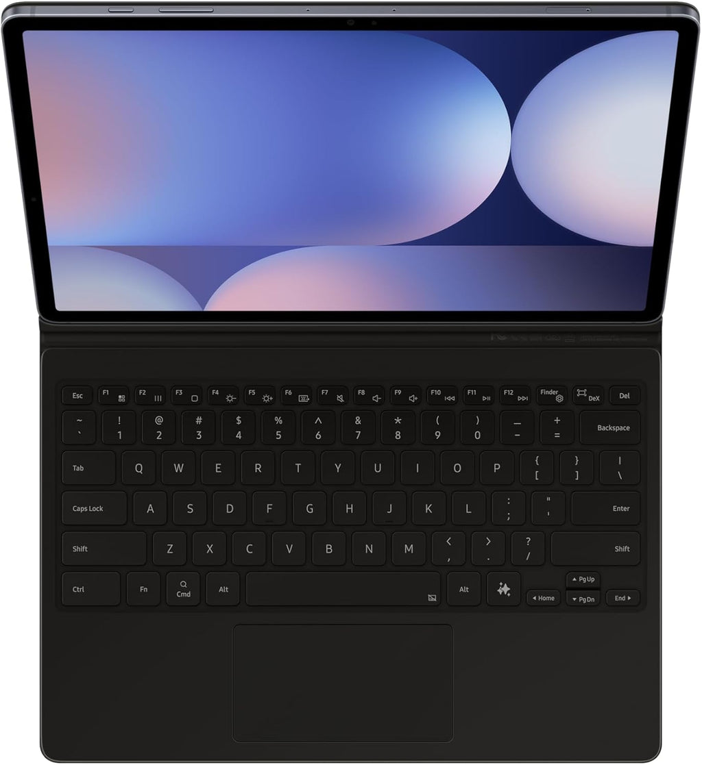 Samsung Galaxy Tab Book Cover Keyboard Ai Key for Galaxy Tab S10 Ultra & S9 Ultra, Detachable Platform, PC-Like Experience, Wireless Keyboard Sharing, International Version, Black