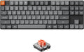 Keychron K1 Max Ultra-Slim Wireless Mechanical Keyboard, 80% TKL Layout Bluetooth/2.4 GHz/Wired Keyboard with Low Profile Silent Red Switch, Hot-Swappable, RGB Backlit, Launcher for Mac Windows Linux