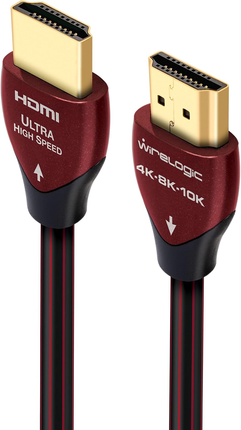 Samsung QN50Q8FAAFXZA 50 Inch Class QLED Q8F 4K Vision AI Smart TV with a WireLogic Ruby 8ft Ultra High Speed 4K-8K-10K HDMI Cable (2025)
