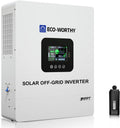 ECO-WORTHY UL1741 5000W 48V Solar Inverter Charger with WiFi, 48V DC to 120V AC,Inversor Solar Built in 100A MPPT Solar Charge Controller,40A AC Charger,Work with Lead Acid/LiFePO4,Home Backup