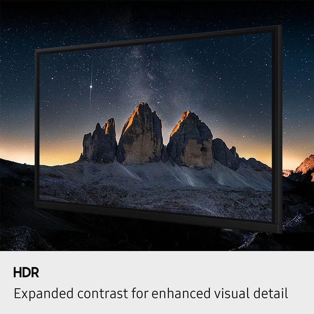 Samsung 32-Inch Smart LED TV Bundle - HD 720p, HDR, Bluetooth, w/ 12 Month CPS Protection, AUX HDMI Cable, and Screen Cleaning with Microfiber Cloth.