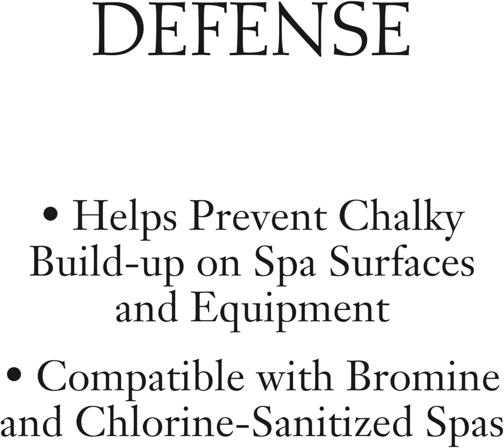 SpaChoice 1-Quart 6-Pack Premium Defense, Descaler for Hot Tub, Made in USA