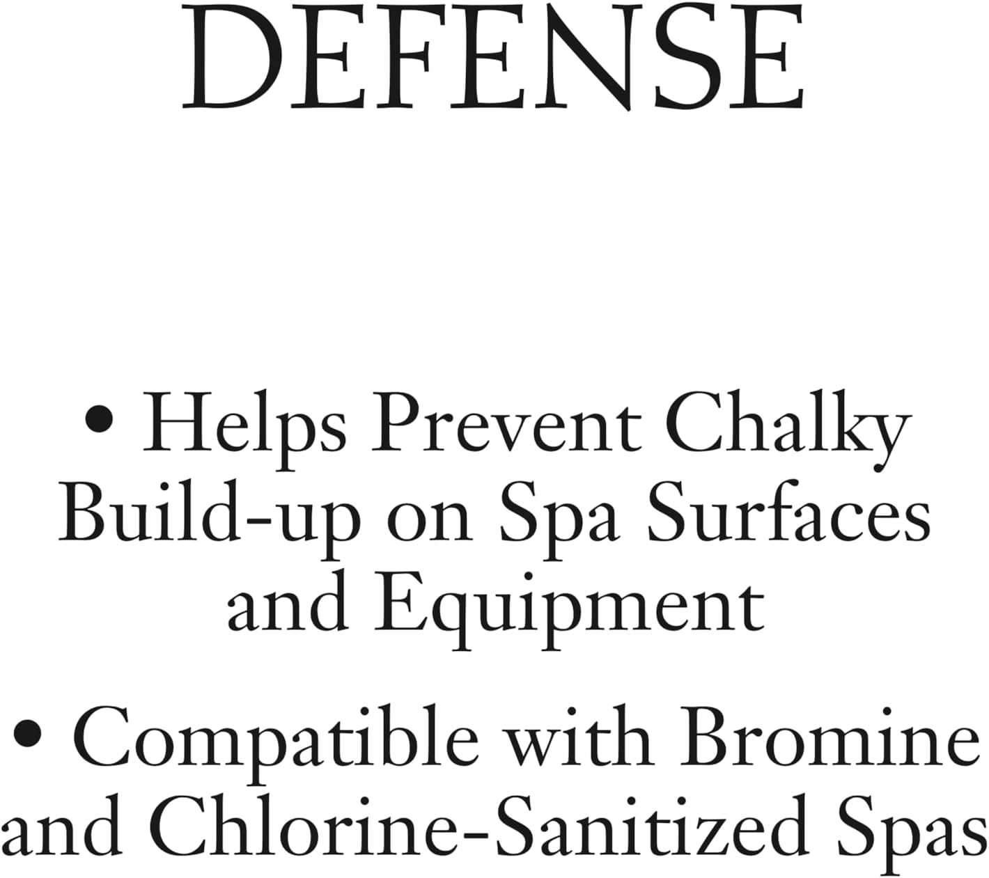 SpaChoice 1-Quart 6-Pack Premium Defense, Descaler for Hot Tub, Made in USA