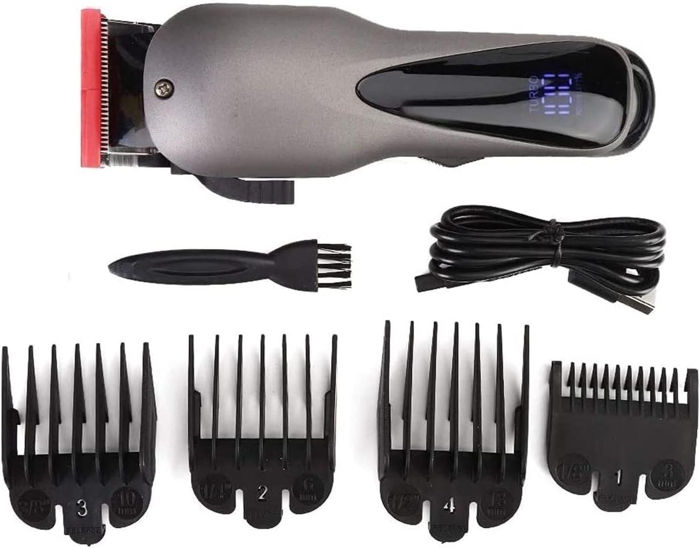 Hair Clippers for Men Cordless - Professional Hair Trimmer Men's Hair Clipper for Hair Cutting Electric Barber Clippers Fade Buzzer Haircut Machine Beard Shaver Men's Grooming Kits with Guard