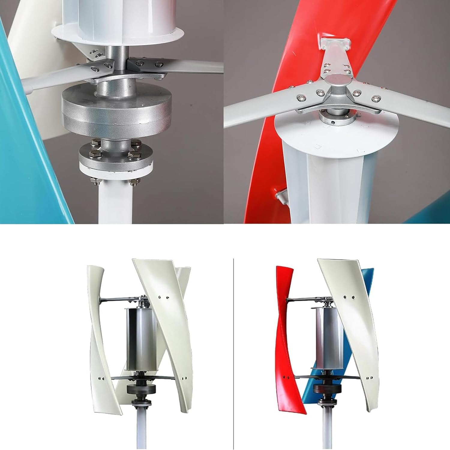 3000W/5000W Wind Turbine Generator,12V 24V 48V with 3 Blades Wind Vertical Turbine Generator Permanent Magnet Generator Wind Turbine Kit for Hybrid Wind Solar,5000W-12V