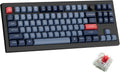 Keychron V3 Max TKL Wireless Mechanical Keyboard, QMK/VIA RGB Bluetooth/2.4 GHz/Wired, 87 Keys Hot-Swappable with Gateron Red Switch, Compatible with Mac Windows Linux