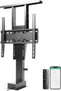 VIVO Motorized TV Stand for 32 to 55 inch Screens, Vertical Lift Television Stand with Remote Control and Tuya Smart App Compatibility, Compact TV Mount Bracket, MOUNT-E-UP55P