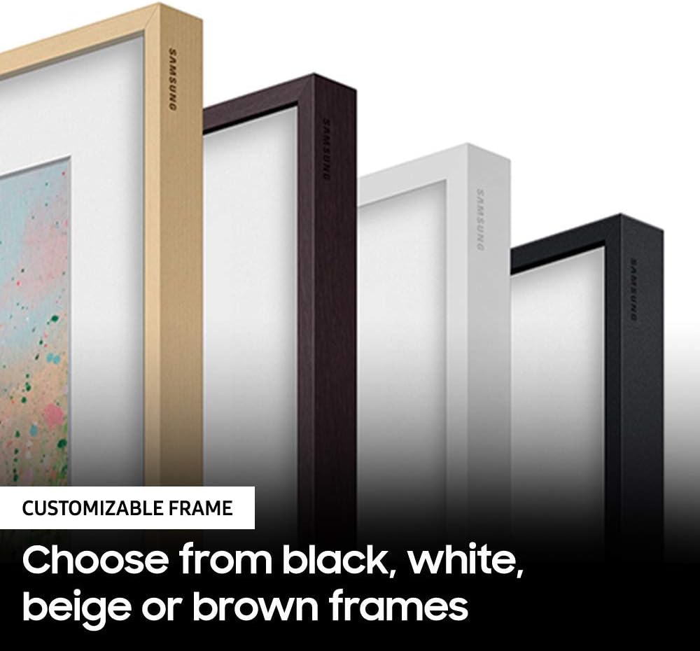 SAMSUNG 32-inch Class FRAME QLED LS03 Series - FHD Dual LED Quantum HDR Smart TV with Alexa Built-in (QN32LS03TBFXZA, 2020 Model) (Renewed)