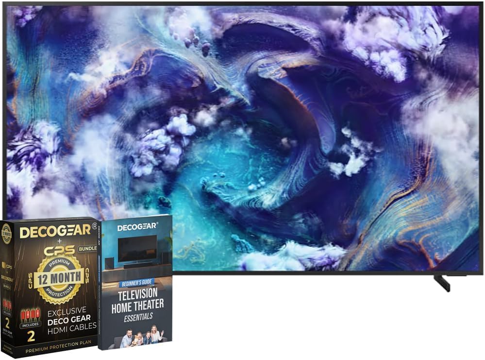 Samsung 75' Neo QLED 8K QN900F Smart TV (2025) Vision AI, Motion Xcelerator 165Hz, Glare-Free Bundle with CPS Exclusive 1-Year Protection & Deco Gear Complete Home Theater Beginner's Guidebook