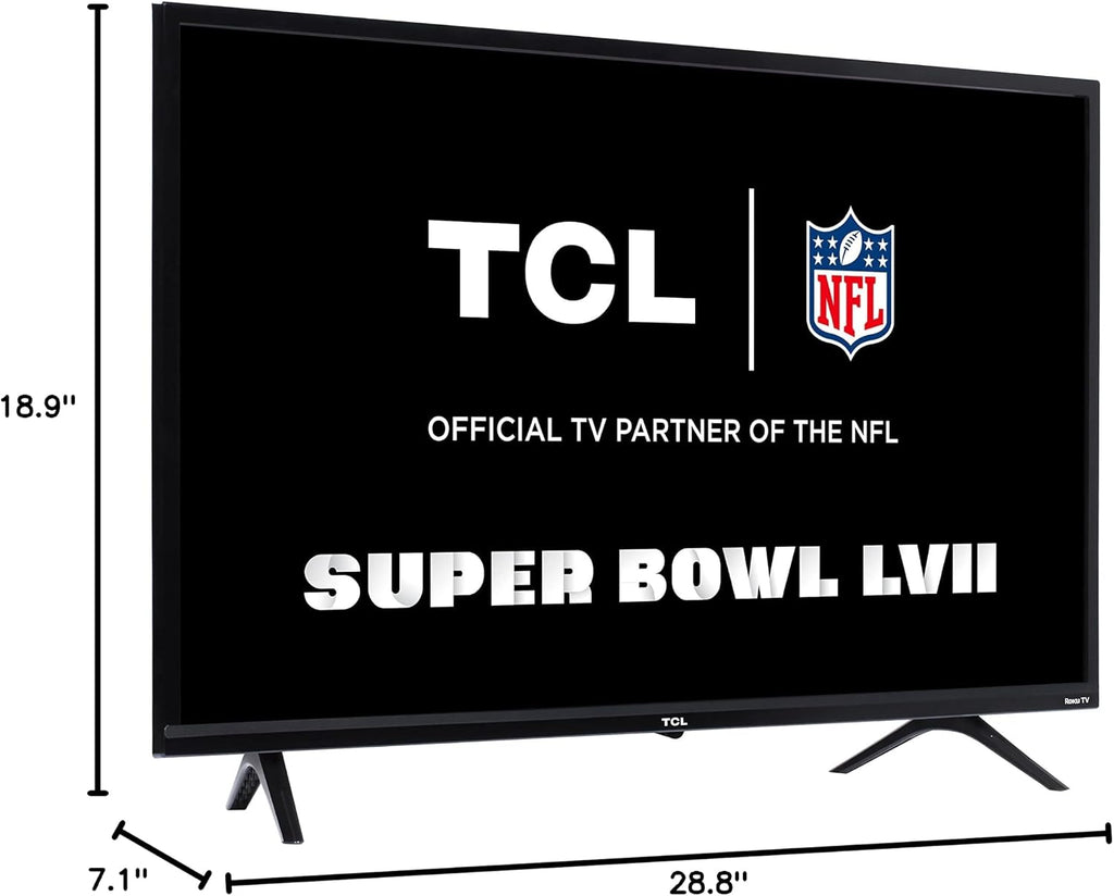 TCL 32-inch 3-Series 720p Roku Smart TV - 32S335, 2021 Model