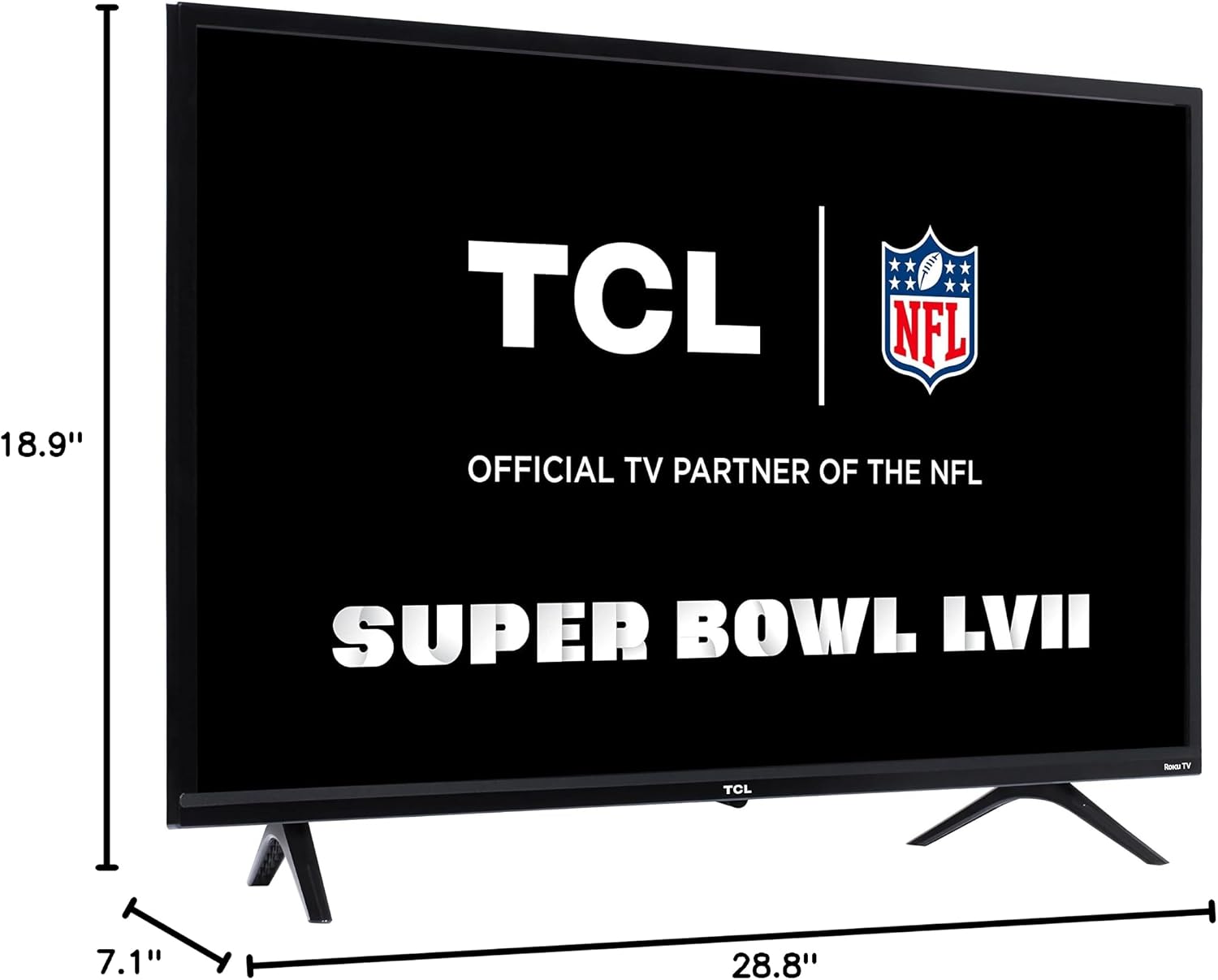 TCL 32-inch 3-Series 720p Roku Smart TV - 32S335, 2021 Model