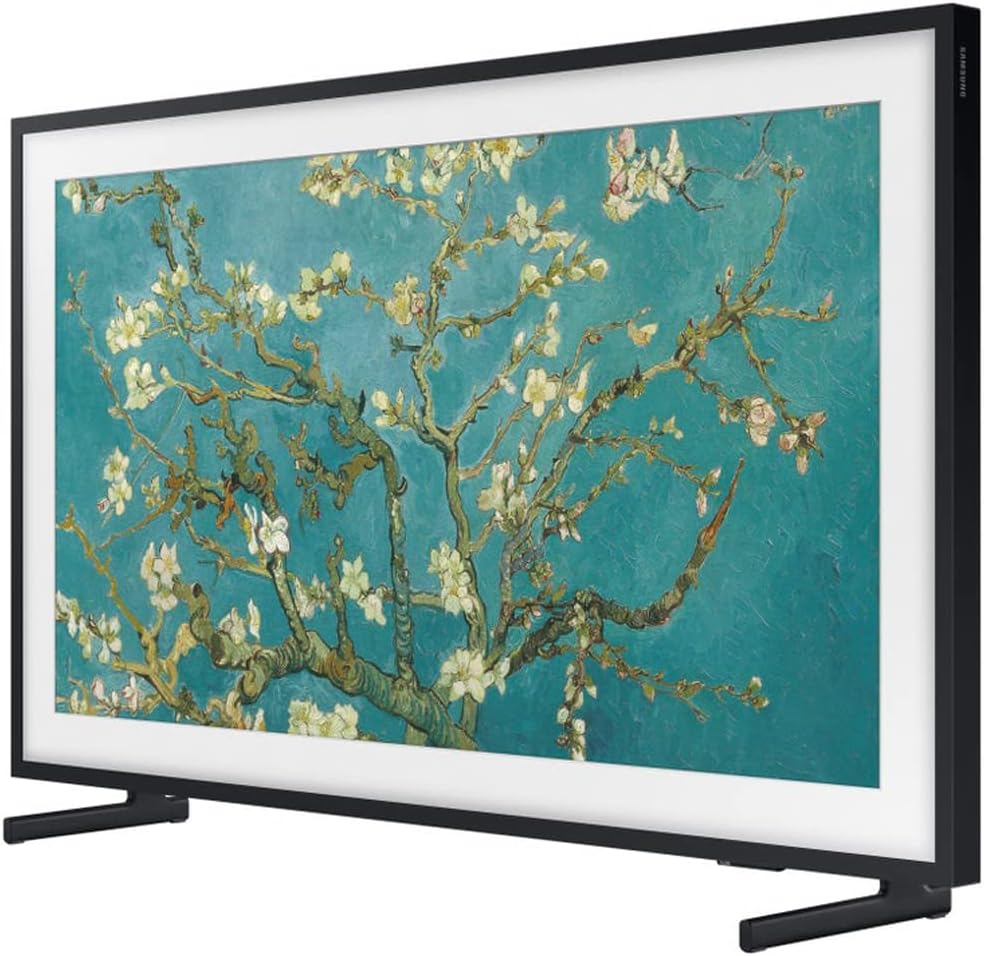 Samsung QN32LS03CB 32 inch The Frame QLED HDR 4K Smart TV Bundle with 2X 4K HDMI 2.0 Cable with Pure Copper Conductors & Deco Gear CPS Exclusive 26 Month Protection Pack Bundle (BEACH-CPS-261000)