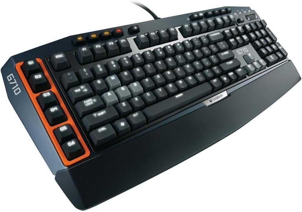 Logitech G710+ Mechanical Gaming Keyboard with Tactile High-Speed Keys - Black