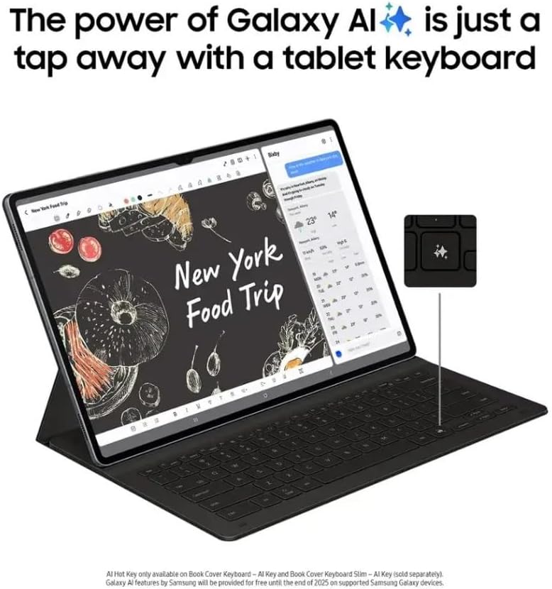 Samsung Galaxy Tab S10 Ultra 14.6' 1TB Wi-Fi with S-Pen Platinum Silver SM-X920NZSIXAR (Renewed)