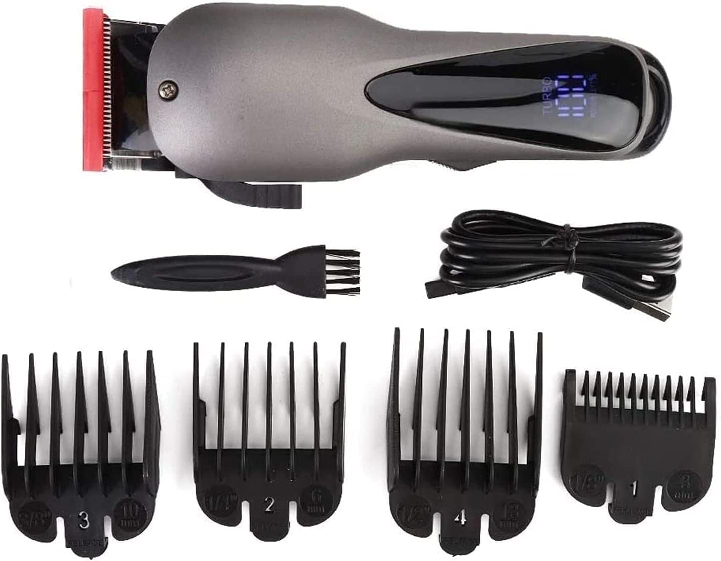 Hair Clippers for Men Cordless - Professional Hair Trimmer Men's Hair Clipper for Hair Cutting Electric Barber Clippers Fade Buzzer Haircut Machine Beard Shaver Men's Grooming Kits with Guard