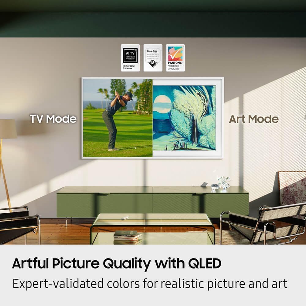 Samsung QN43LS03F 43 inch Class The Frame LS03FAF Series QLED 4K HDR Vision AI Smart TV