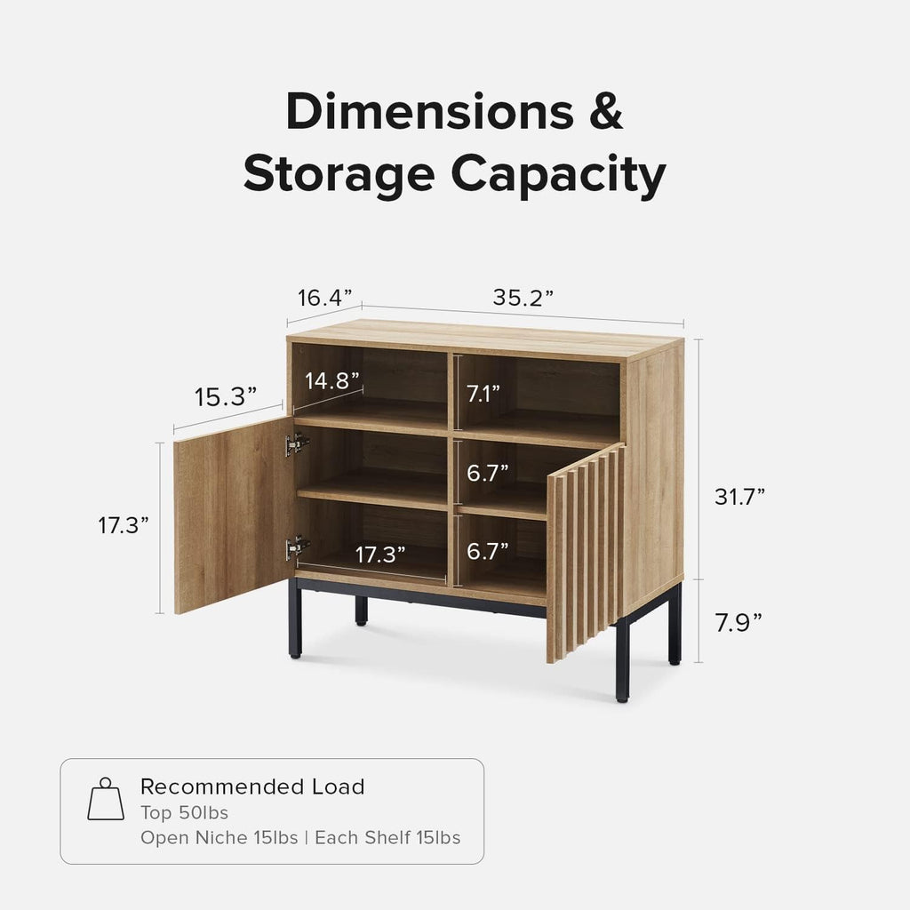 mopio Norwin 4 Piece Entertainment Center with Storage, 70' TV Stand, Industrial Modern Television Accent Cabinet, Oak Wood Media Console Table with 5-Tier Shelf Bookcase (5-Tier Cabinet Set)