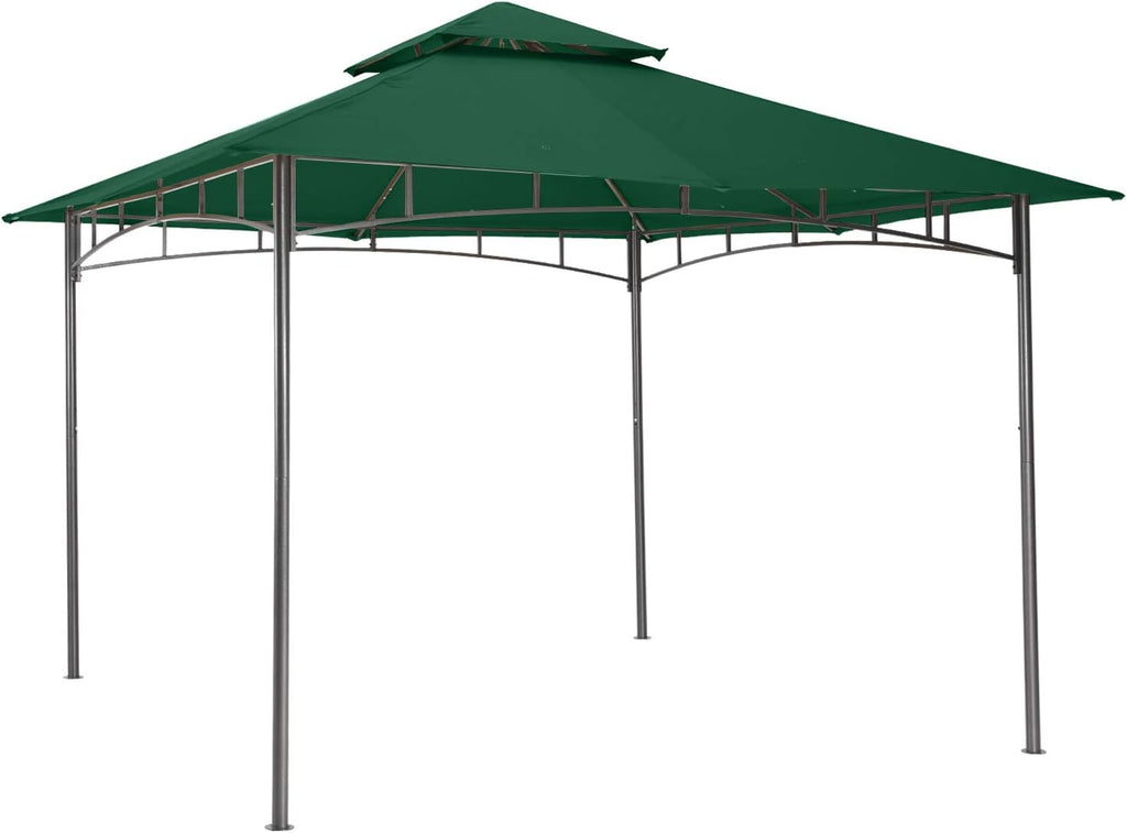 ABCCANOPY Gazebos for Patios 10x10 - Outdoor Steel Frame Gazebo for Lawn Backyard Garden Deck (Forest Green)
