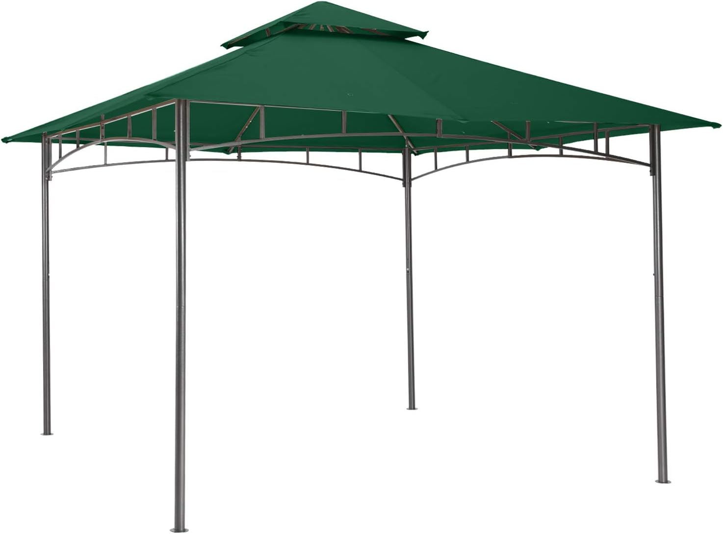 ABCCANOPY Gazebos for Patios 10x10 - Outdoor Steel Frame Gazebo for Lawn Backyard Garden Deck (Forest Green)
