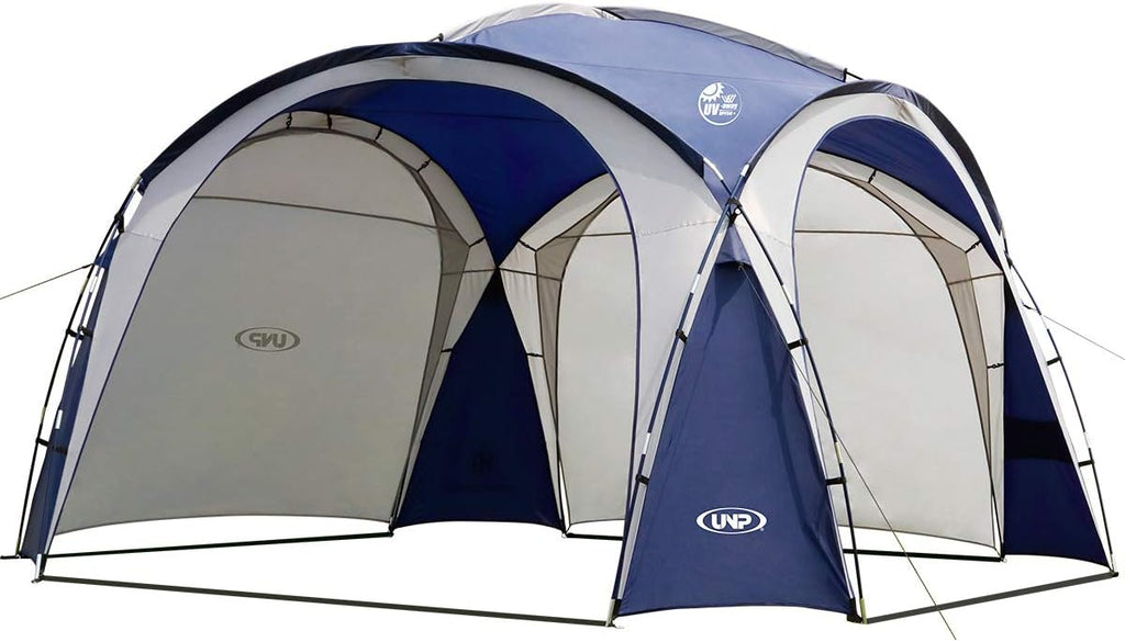 UNICAMPER Beach Tent 12 X 12ft Large UPF50+ Pop Up Canopy with 2-Pcs Side Wall