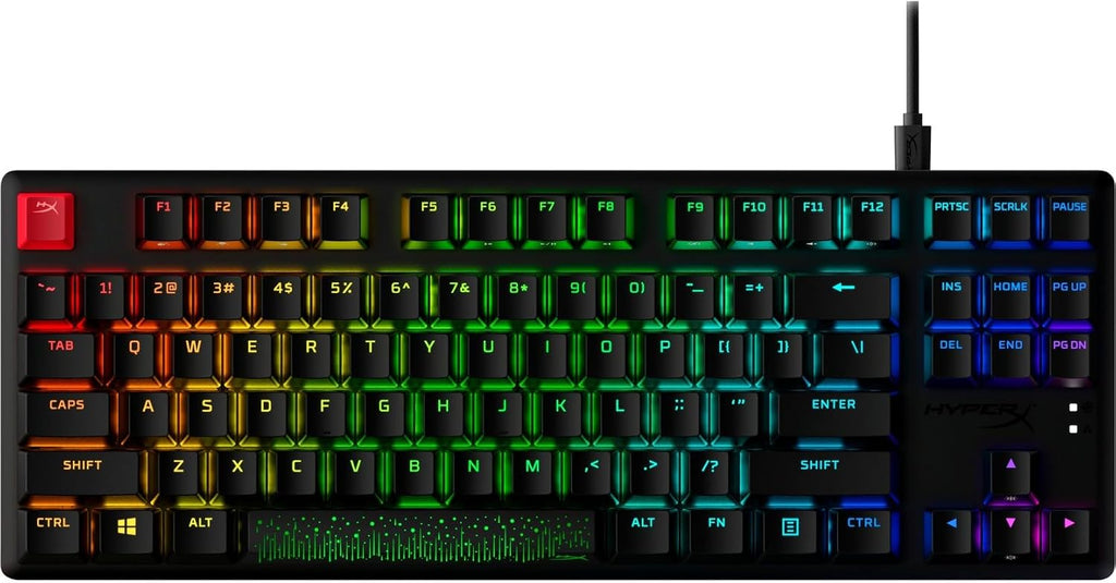 HyperX Alloy Origins Core PBT HX Red Mechanical Gaming Keyboard-639N7AA#ABA, Black